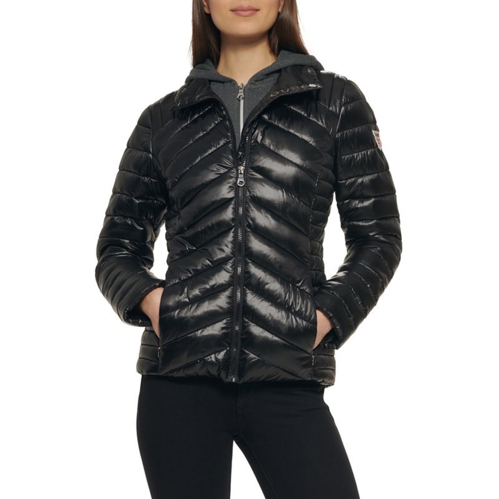GUESS Black Puffer Jacket